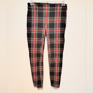 J. Crew Multicolor Plaid Winnie Pants 95% Cotton